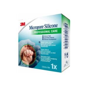 3M SPARADRAP 3M™ MICROPORE™ SILICONE 5M X 2,50 CM (VRAC) "2770-1