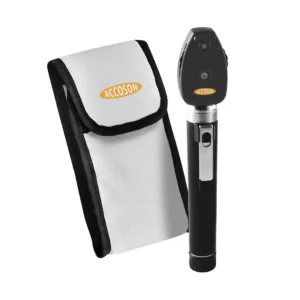ACCOSON Ensemble d’otoscopes à DEL AccoView 300 Deluxe , en Étui rigide. "AC300-OTD