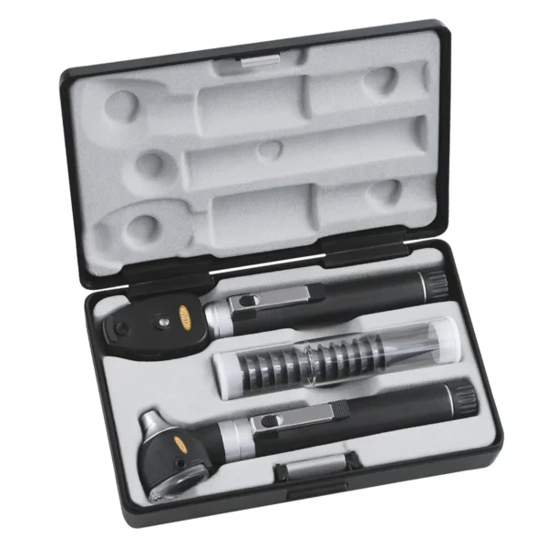 ACCOSON Ensemble d’otoscopes à LED AccoView 300, en souple, Pouch. "AC300-OTS