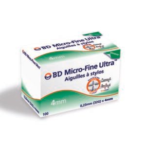 BD MICRO-FINE NEEDLES 4 mm - 32G - 320140 23850