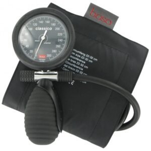 BOSO TENSIOMETRE MANUEL CLASSICO DIA. 60 MM COMPLET-3 BRASSARDS ADU ENF BFORT + ETUI "BO29900003BC