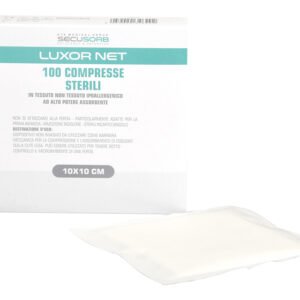 COMPRESSE DE GAZE EN TNT 10x10 cm - 4 sacs de 25 unités "35024