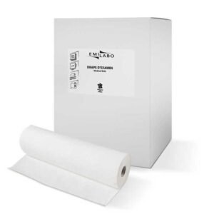 EMILABO DRAP D'EXAMEN EMILABO LISSE BLANC 2 PLIS 50x35 300 FTS "DE300L