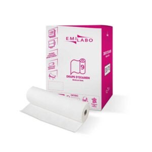 EMILABO DRAP EXAMEN EMILABO GAUFRE BLANC 50 X 35 CM - 2 PLIS - 135 FTS "DE135G