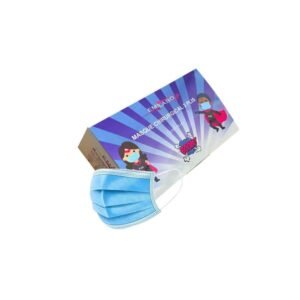 EMILABO MASQUE CHIRURGICAL ENFANT ELASTIQUE BLANC/BLEU EMILABO NON STERILE "MASQUECHIRENF