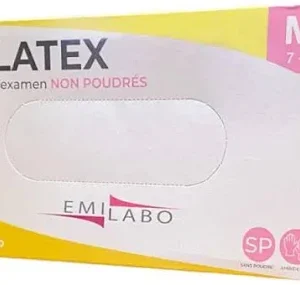 EMILABO GANT D'EXAMEN EMILABO LATEX NON POUDRE T5/6 XS "GALXSSP
