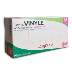 EMILABO GANT D'EXAMEN EMILABO VINYLE NON POUDRE T8/9 L "GAVGG89SP