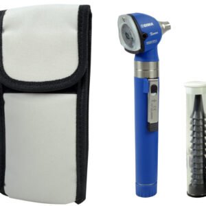 GIMA OTOSCOPE À F.O. SIGMA 2,5V - xénon/halogène - trousse - bleu - noir "31523