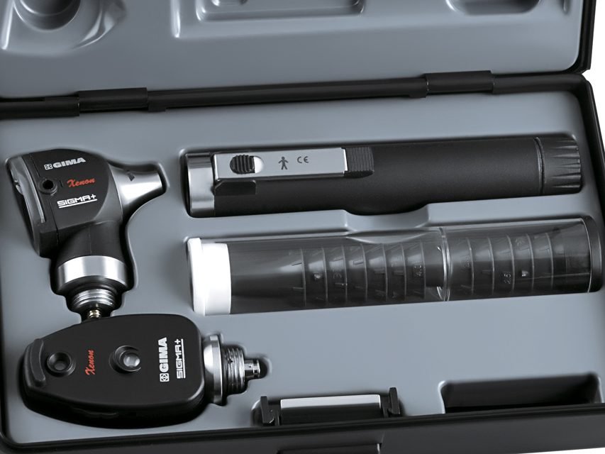 GIMA SET OTO-OPHTALMOSCOPE À F.O. SIGMA avec 1 poignée - mallette "31533 – Image 3