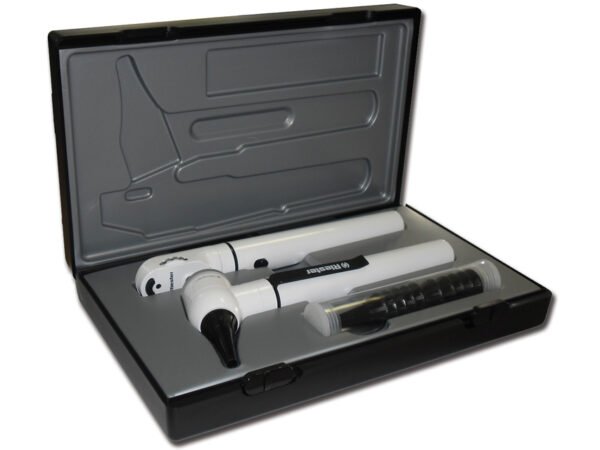 GIMA OPHTALMOSCOPE F.O. E-SCOPE - LED 3,7V - noir - étui rigide "31559