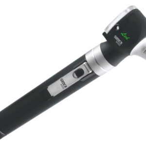 GIMA OTOSCOPE F.O. LED SIGMA 2.5V avec poignée rechargeable et batterie - pochette - noir "31580
