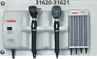 GIMA STATION MURALE DE DIAGNOSTIC OTO-OPHTALMOSCOPE VISIO 5GE HQ BASIC - LED "31621