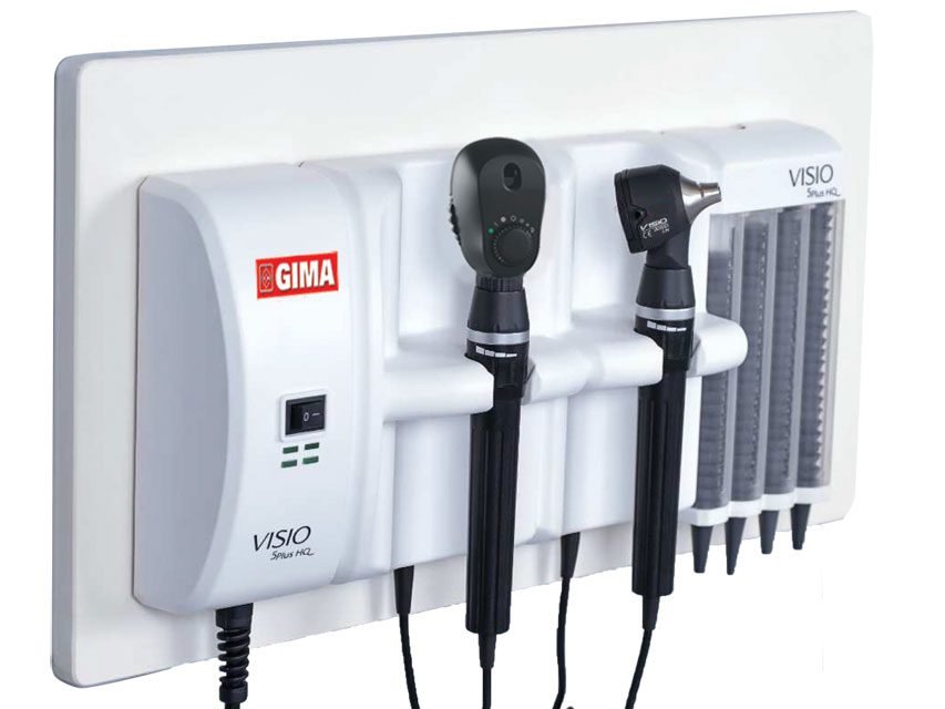 GIMA STATION MURALE DE DIAGNOSTIC OTO-OPHTALMOSCOPE VISIO 5GE HQ BASIC - LED "31621 – Image 2