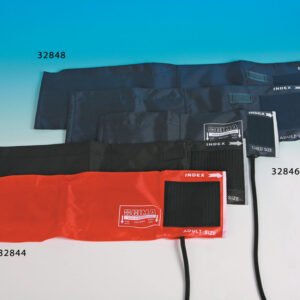 GIMA BRASSARD ADULTE + VESSIE À 2 TUBES 49x15 cm - nylon noir "32850