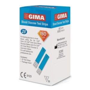 GIMA BANDELETTES GLUCOSE pour Glucomètre  "24118