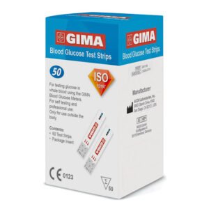 GIMA BANDELETTES GLUCOSE pour Glucomètre Gima "24119
