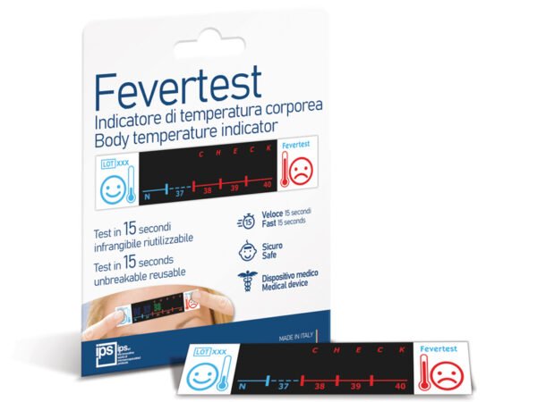 GIMA THERMOMÈTRE FRONTAL FEVERTEST - paquet "25599