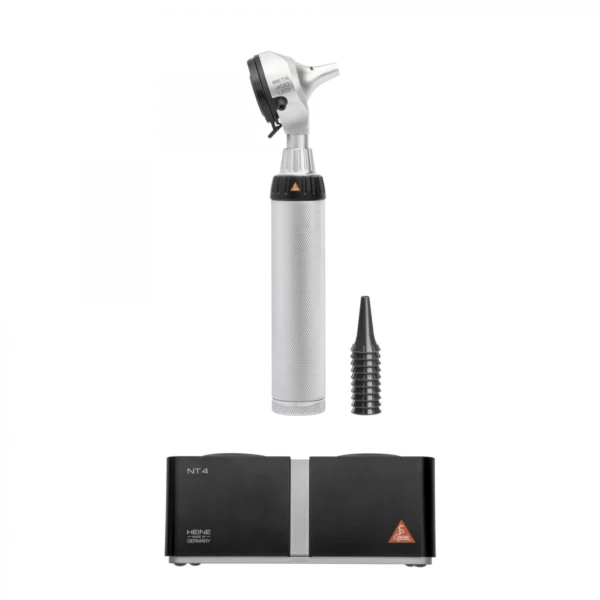 HEINE OTOSCOPE BETA 400 F.O. LED + CHARGEUR NT4 "B-143.24.420 – Image 3