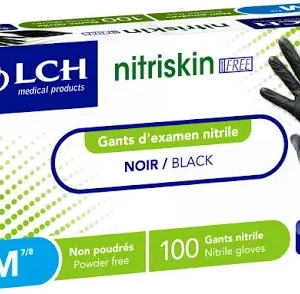 LCH GANTS NITRISKIN NITRILE NS NP NOIR XL "71048