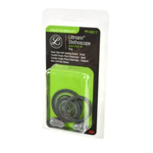 LITTMANN KIT PIECES DETACHEES 3M LITTMANN GRIS POUR STETHOSCOPE CLASSIC III CARDIOLOGY IV( embouts souples petits gris- membrane double frequence en une seule pièce coté adulte ( bague attachée) membrane double frequence en une seule pièce coté pédiatriqu