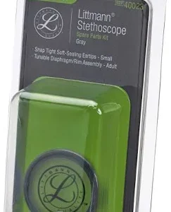 LITTMANN KIT PIECES DETACHEES STETHOSCOPES 3M MASTER CLASSIC NOIR( embouts auriculaire souples petits-membrane double fréquance avec bague) "40022