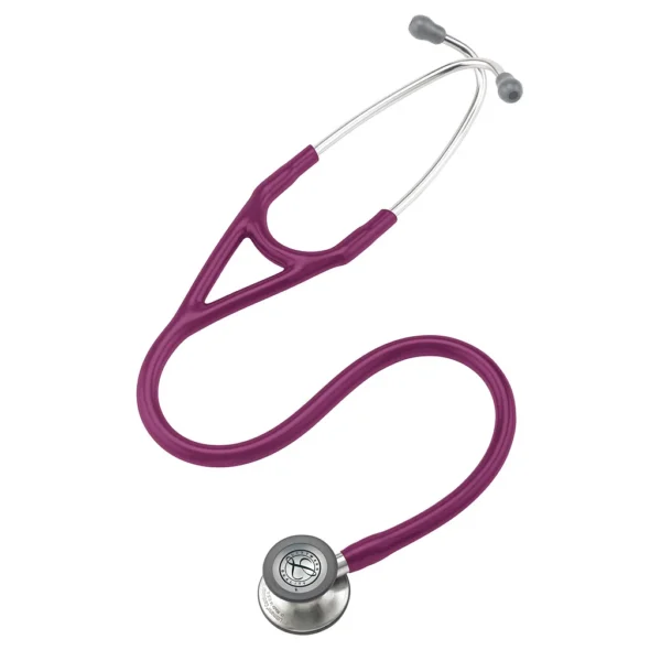 LITTMANN STETHOSCOPE 3M CARDIOLOGIE IV PRUNE FINITIONS INOX - "LIT023