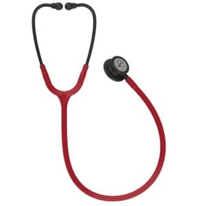 LITTMANN STETHOSCOPE 3M CLASSIC III BORDEAUX - BLACK EDITION - "LIT032