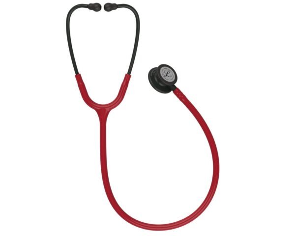 LITTMANN STETHOSCOPE 3M CLASSIC III BORDEAUX - BLACK EDITION - "LIT032