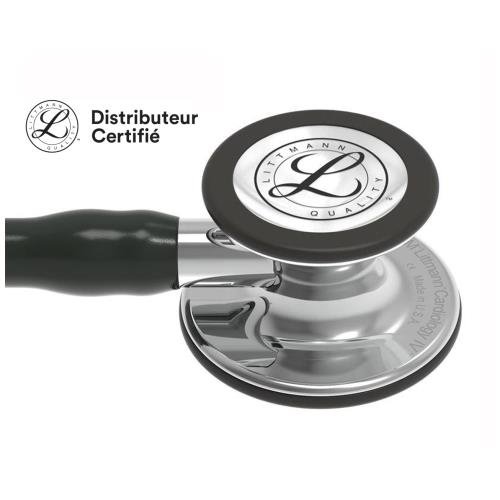 LITTMANN STÉTHOSCOPE 3M LITTAMNN DOUBLE PAVILLON CARDIOLOGY IV™ - NOIR ÉDITION MIROIR "ST6177NM – Image 2
