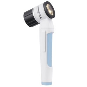 LUXAMED DERMATOSCOPE LUXASCOPE LED 2.5 V, BLEU GLACE AVEC EMBOUT DE CONTACT SANS GRADUATION "LX.C1.416.934