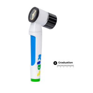LUXAMED DERMATOSCOPE LUXASCOPE LED 2.5 V, KIDS AVEC EMBOUT DE CONTACT AVEC GRADUATION "LX.C1.916.914