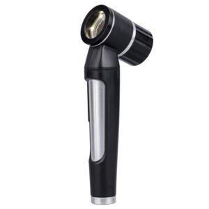 LUXAMED DERMATOSCOPE LUXASCOPE LED 2.5 V, NOIR AVEC EMBOUT DE CONTACT SANS GRADUATION "LX.C1.416.114