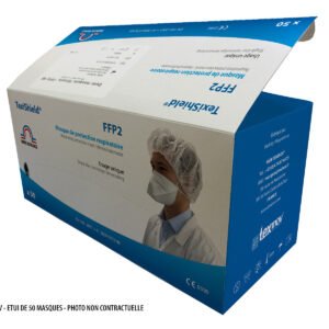 MDB TEXINOV MASQUES DE PROTECTION RESPIRATOIRE FFP2 TEXISHIELD® - FIXATIONS OCCIPITALES "MASQUEFFP2FRANCE