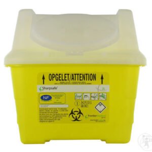 MSH BOITE SHARPSAFE® 2L COUVERCLE SFX SANS CLAPET "SHA-41406610