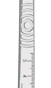 SWAN MANCHES DE BISTOURIS INOX N°4 POUR LAMES  N°18 A 36 "M4IG