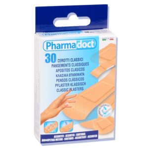 PHARMADOCT PANSEMENTS CLASSIQUES 5 tailles assorties - caisse de 12 boîtes de 30 "25301