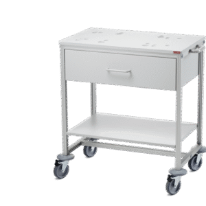 SECA ACCESSOIRES POUR PESE-BEBES CHARIOT POUR PÈSE-BÉBÉS AVEC TIROIR ET ÉTAGÈRE "SECA 403