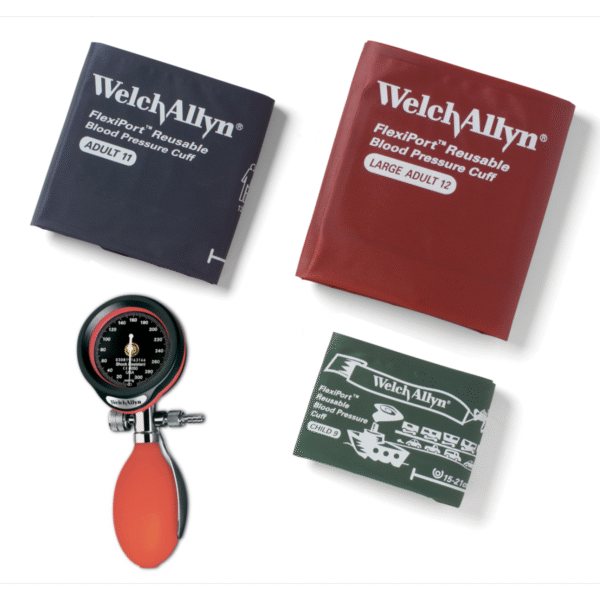 WELCH ALLYN TENSIOMETRE DS55 BLEU LIVRE AVEC 3 BRASSARDS ET "WEL275