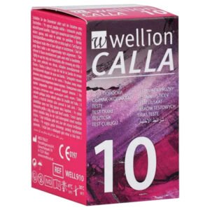 WELLION BANDELETTES DE TEST - BOITE DE 10 PCES POUR WELLION CALLA "WELL910