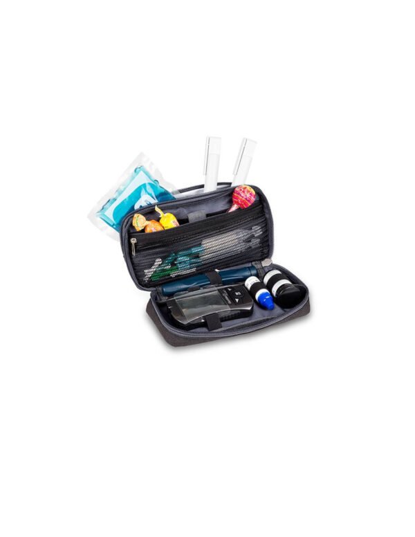 DIABETIC - TROUSSE ISOTHERME POUR TRANSP. MATERIEL DIABETIQUE - TISSU - NOIR EB14016