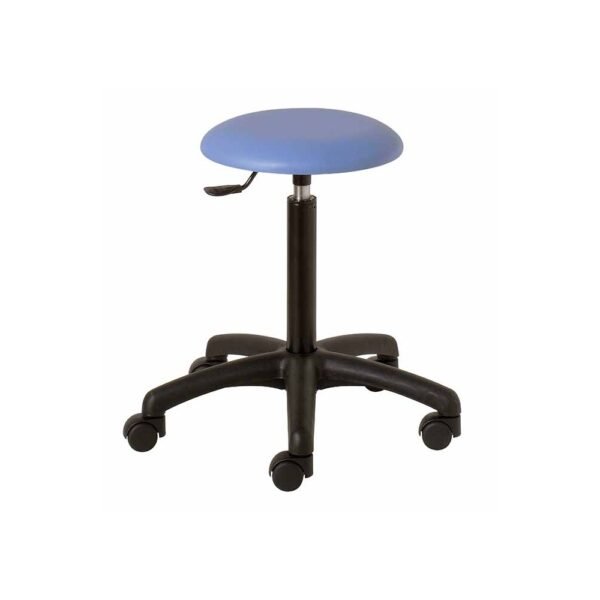 TABOURET ERGONOMIQUE PRISCA PIED ABS NOIR SUR ROULETTE SELLERIE TAHITI PRISCA/ONE